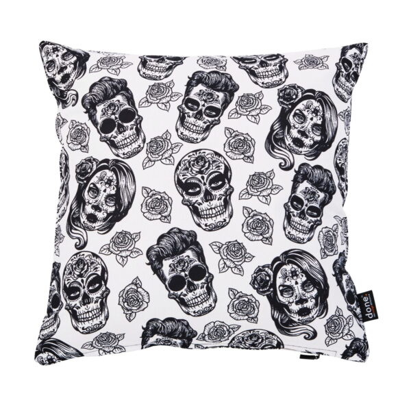 Done® Kissenhülle Cushion Panama Print Skulls