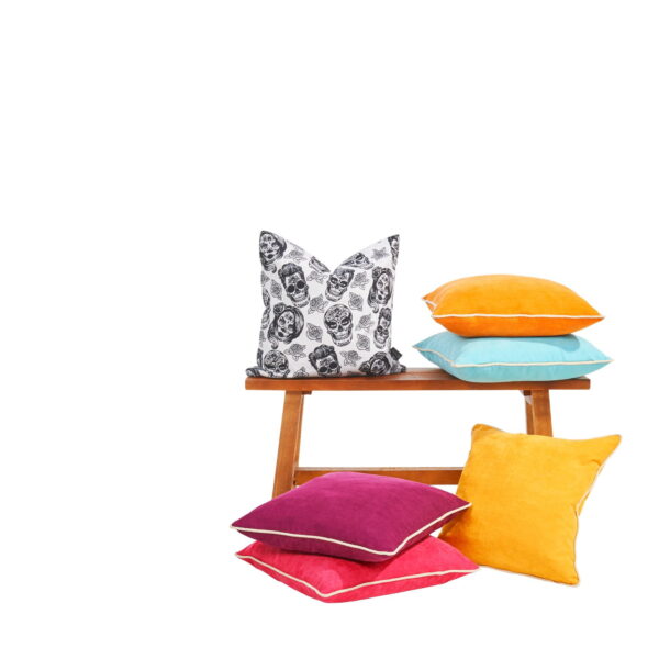 Alternative view of Done® Kissenhülle Cushion Panama Print Skulls