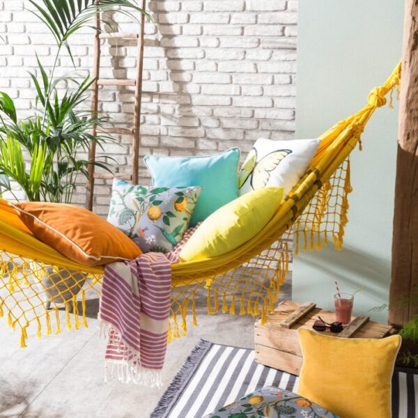 Alternative view of Done® Outside Teppich mit Streifen