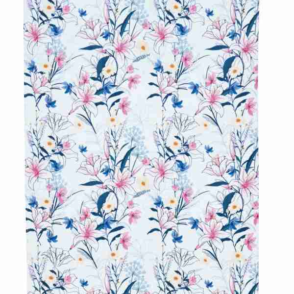 Done® CASE Strandtuch WHITE FLOWERS 90x180cm