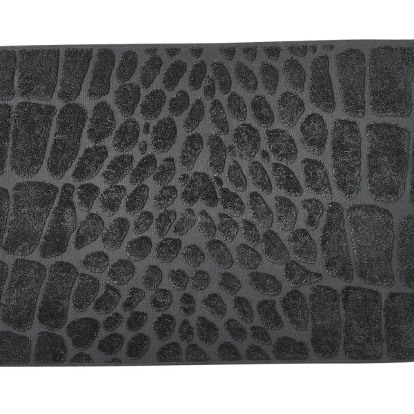 Done® Black Line Safari Croco Badvorleger 60x80cm – Frottier 500g/m²