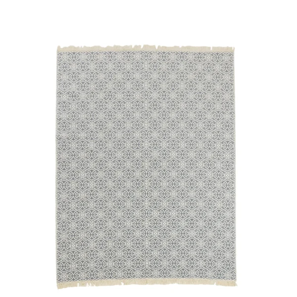 Done® Teppich Florenz – Flachgewebe Schwarz-Weiß