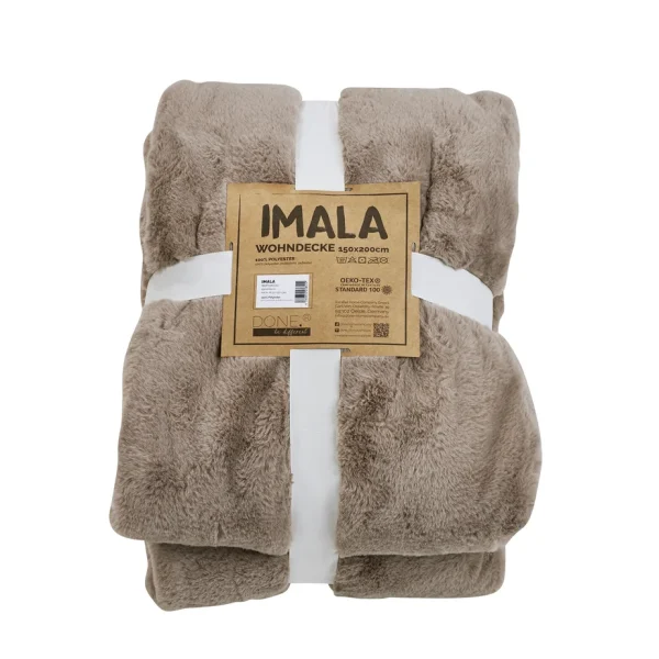 Done® Imala Wohndecke – Grober Strick Baumwolle